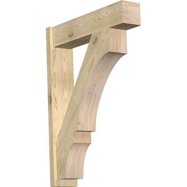 Ekena Millwork Balboa Block Rough Sawn Outlooker, Douglas Fir, 8"W x 34"D x 46"H OUT08X34X46BOA05RDF - main